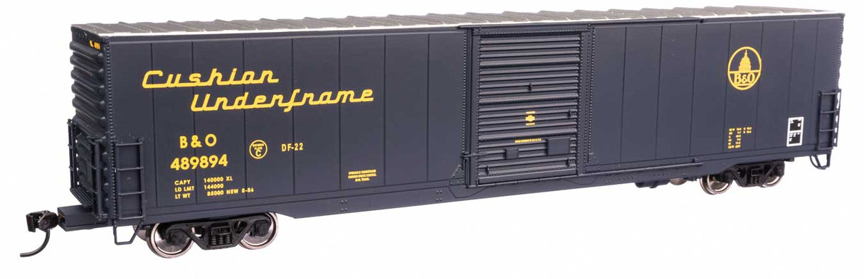 Walthers Mainline HO 910-3356 60' P-S Single Door Auto Parts Box Car, Baltimore and Ohio #489894