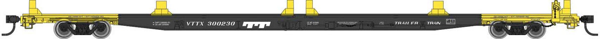 Walthers Mainline HO 910-5569 85' General American G85 Flat Car, Trailer Train (VTTX) #300409