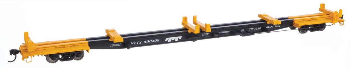 Walthers Mainline HO 910-5569 85' General American G85 Flat Car, Trailer Train (VTTX) #300409