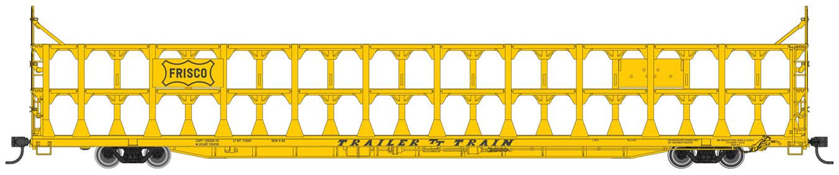 Walthers Mainline HO 910-8220 Tri-Level Open Auto Rack, St. Louis-San Francisco/TT #913646