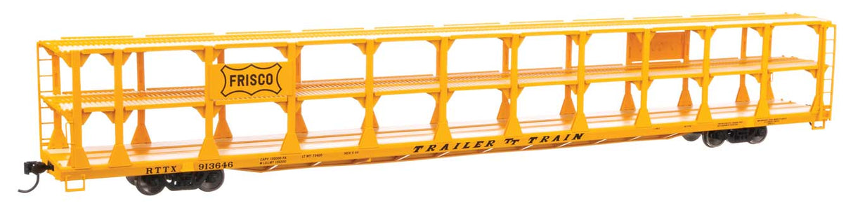 Walthers Mainline HO 910-8220 Tri-Level Open Auto Rack, St. Louis-San Francisco/TT #913646