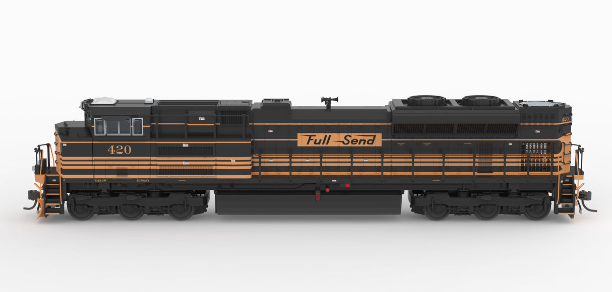 PREORDER Broadway Limited Imports HO 10457 EMD SD70ACe, 422, "Full Send" 5-Stripe Scheme, Paragon4 Sound/DC/DCC, w/ Smoke, HO (Hyce Tra