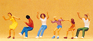 Preiser HO 664 Figures for Chairoplane