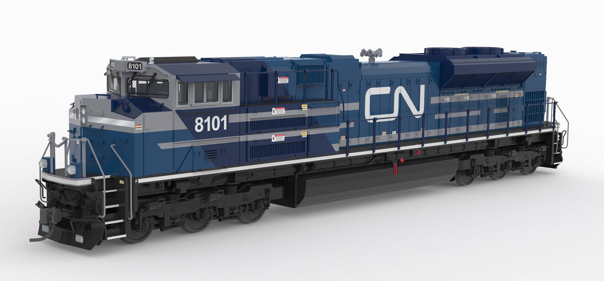 PREORDER Broadway Limited Imports HO 10428 EMD SD70ACe, Canadian National 8102, Blue & White, No-Sound / DCC-Ready