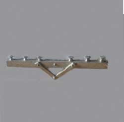 Alexander Scale Models HO A-3205 Railroad Telephone Pole Crossarms, Unpainted Metal Castings (4)