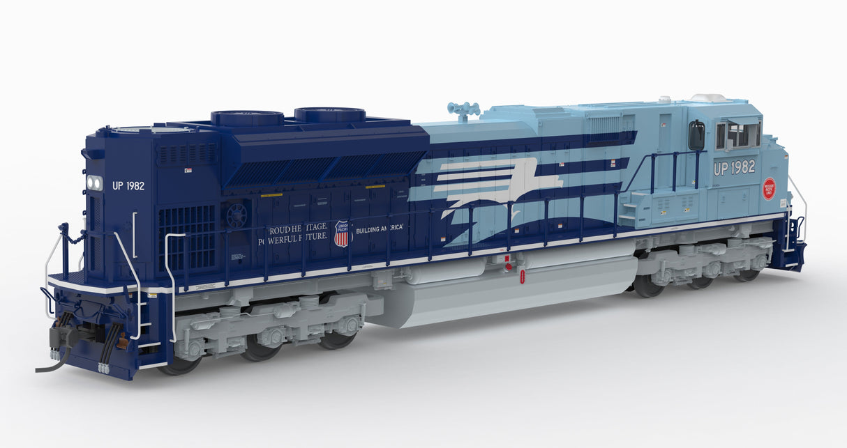 PREORDER Broadway Limited Imports HO 10440 EMD SD70ACe, Union Pacific 1982, Missouri Pacific Heritage livery, No-Sound / DCC-Ready
