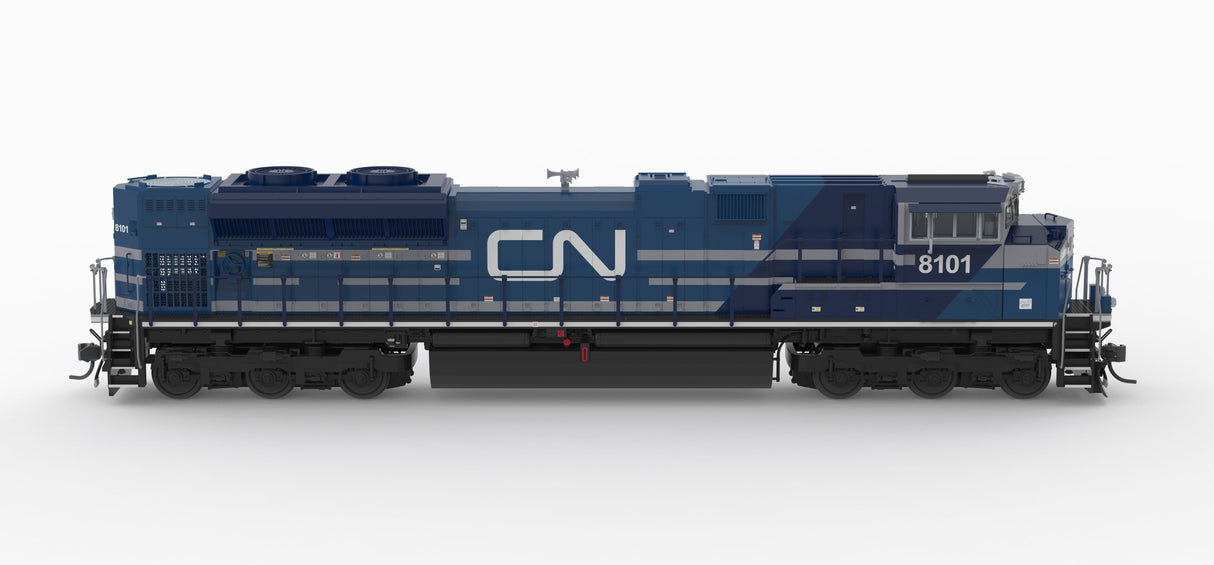 PREORDER Broadway Limited Imports HO 10428 EMD SD70ACe, Canadian National 8102, Blue & White, No-Sound / DCC-Ready