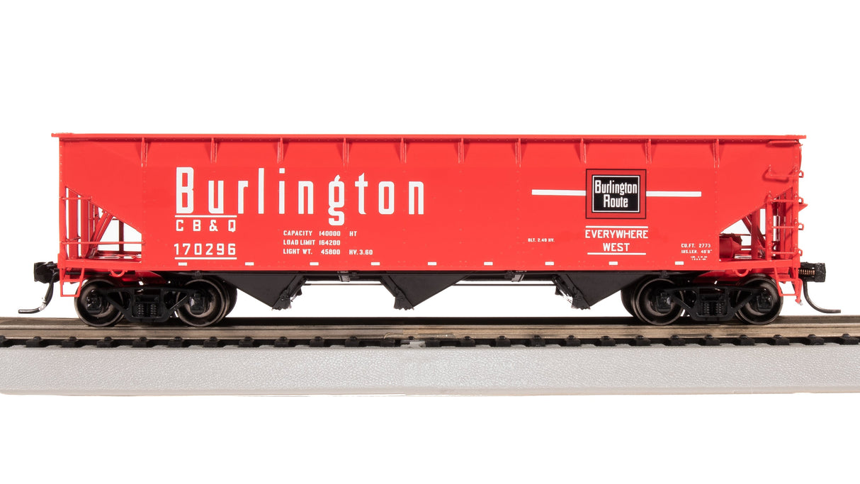 Broadway Limited Imports HO 7372 AAR 70-Ton Triple Hoppers, Chicago Burlington and Quincy (4)