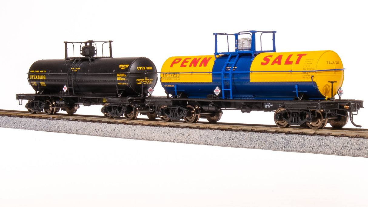 Broadway Limited Imports HO 7668 6,000 Gallon Tank Cars, Late 1950s Variety Pack C (2)