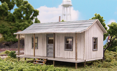 Blair Line HO 176 Company House Kit, 3-1/2 x 2" 8.8 x 5cm