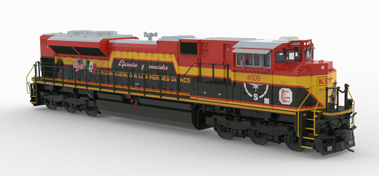 PREORDER Broadway Limited Imports HO 10433 EMD SD70ACe, Kansas City Southern 4009, "Heroes" Scheme, Paragon4 Sound/DC/DCC