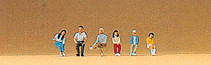 Preiser N 94N 79083 Pedestrians, Youth Sitting (6)