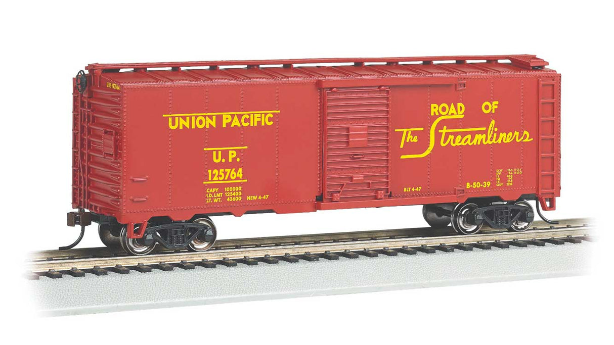 Bachmann HO 15017 40' Steam Era Box Car, Union Pacific #125764