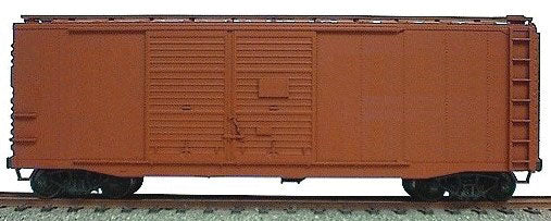 Accurail HO 3600 AAR 40' Double-Door Boxcar Kit, Undecorated