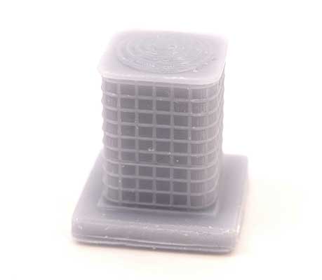 All Scale Miniatures N 1600798.5 Residential Central Air-Style Unit Air Conditioner (5)