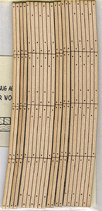 Blair Line HO 126 Laser-Cut Curved 2-Lane Wood Grade Crossing (2), 18" 45.7cm Radius