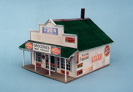 Blair Line HO 180 Blairstown General Store Kit, 3-3/4 x 5-1/4" 9.3 x 13.1cm