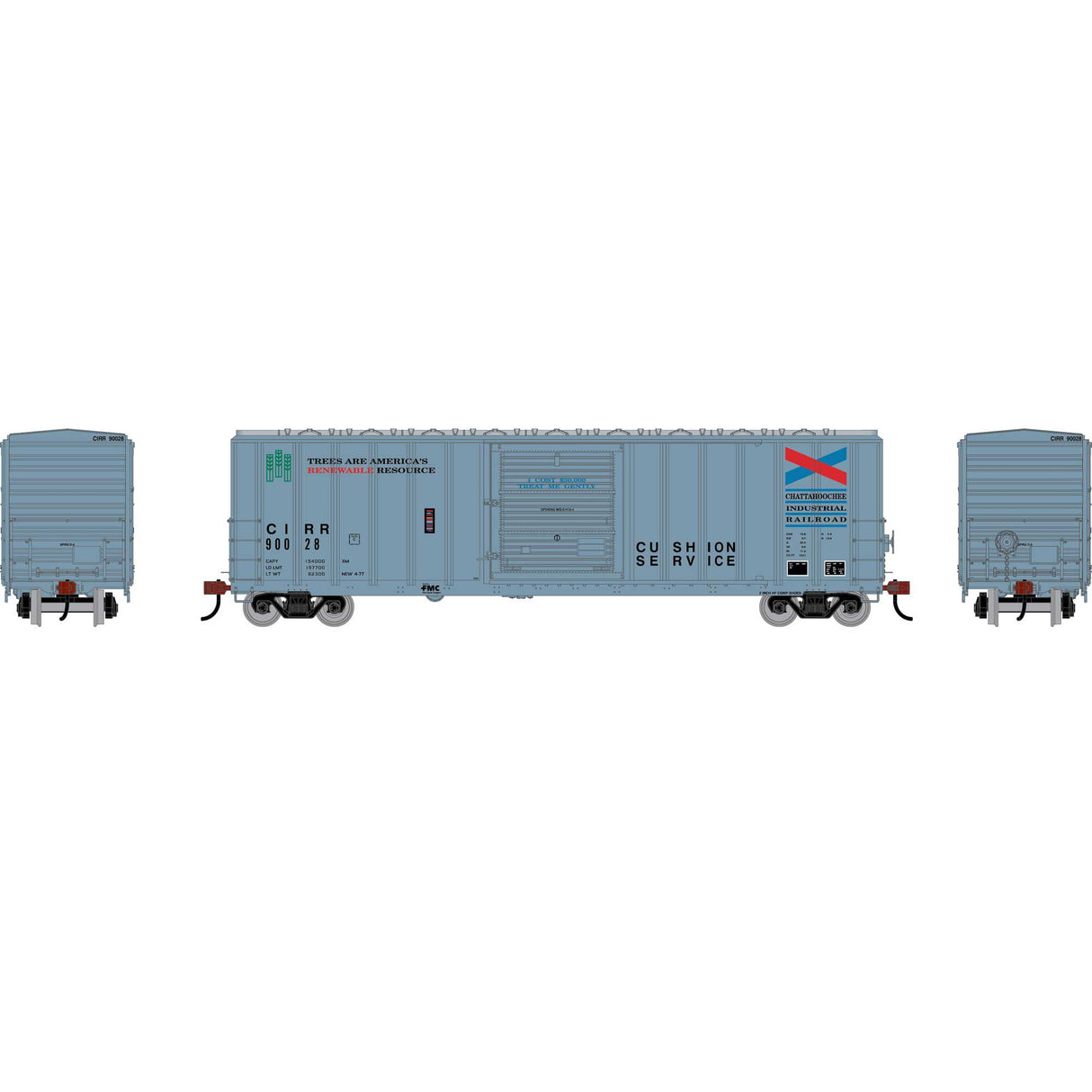 PREORDER Athearn HO ATH-3661 50' FMC 5347 Single Door Box Car, CIRR #90028