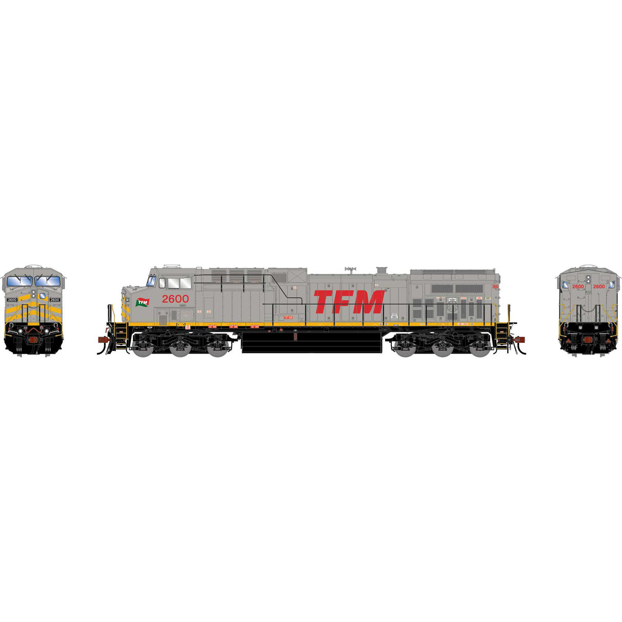 PREORDER Athearn Genesis HO ATHG-3138 GEN AC4400CW Locomotive, TFM #2600