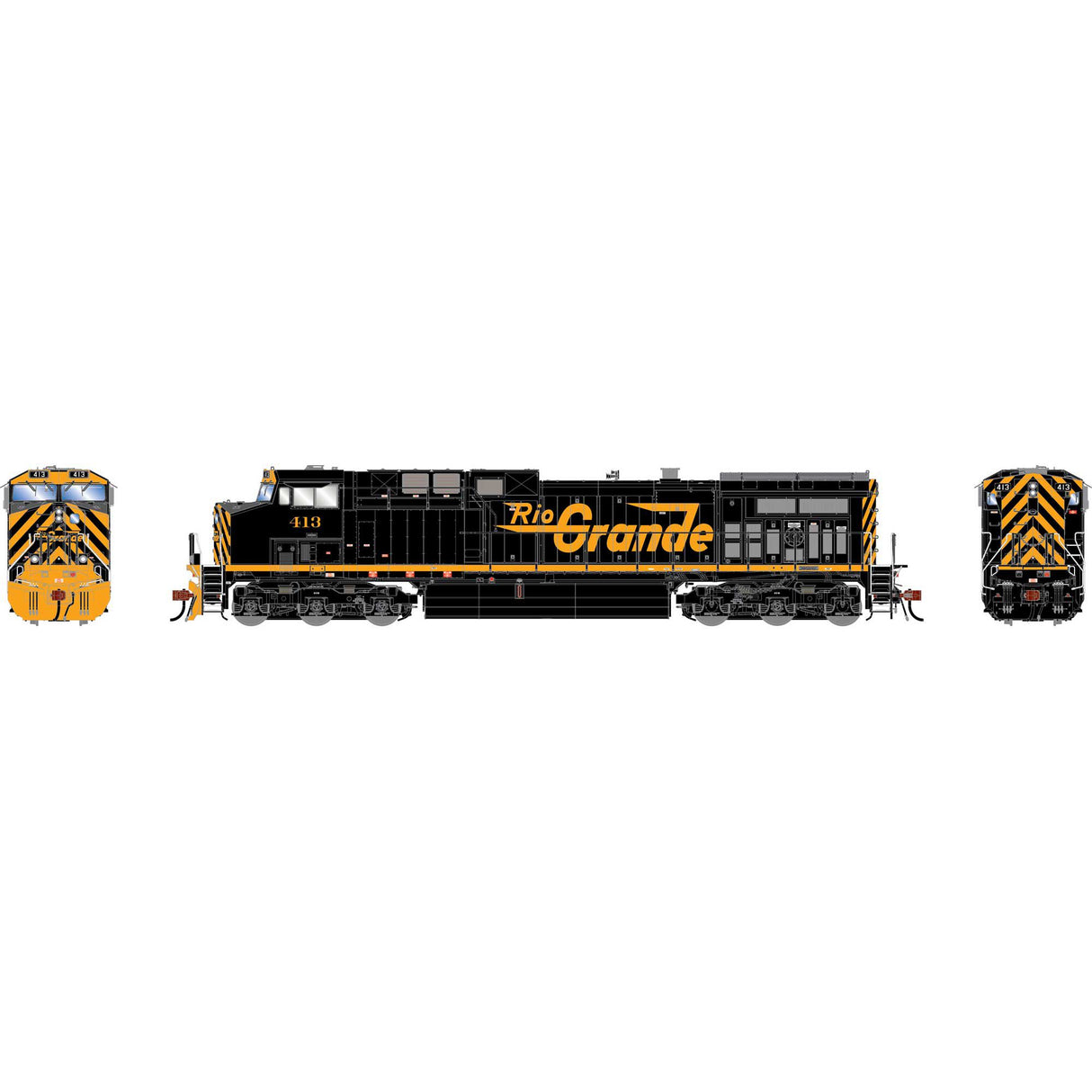 PREORDER Athearn Genesis HO ATHG-3149 GEN AC4400CW Locomotive w/DCC & Sound, Legendary Liveries DRGW #413