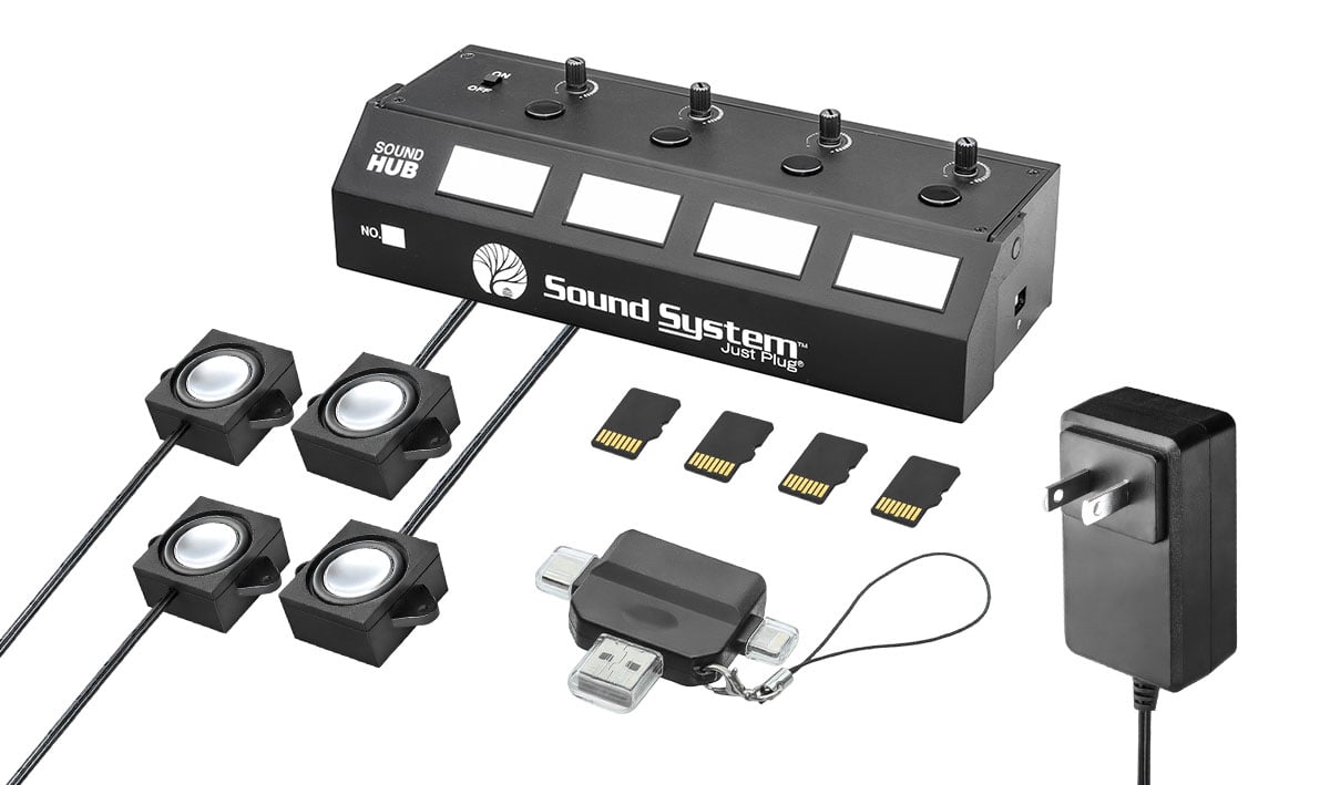 PREORDER Woodland Scenics JS6900 Sound System Starter Kit, Just Plug