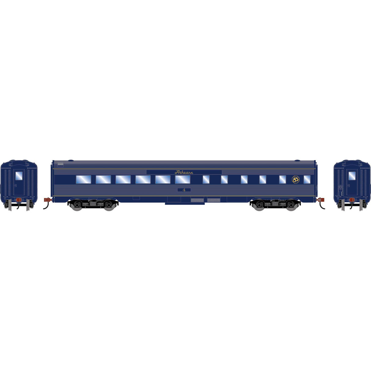 PREORDER Roundhouse HO RND-4669 RND Streamline Diner Car, X #4 80th Anniversary Limited Edition