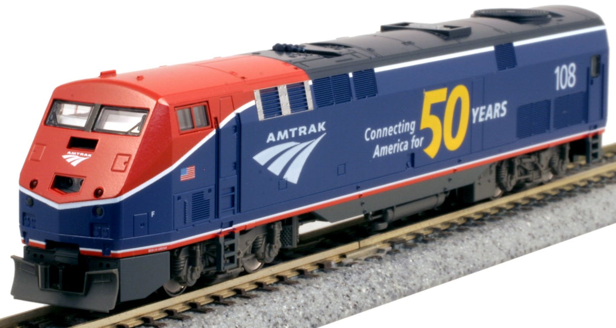 Kato N 1766037-DCC GE P42 Genesis, Amtrak (Phase VI) #108 (DCC Equipped)