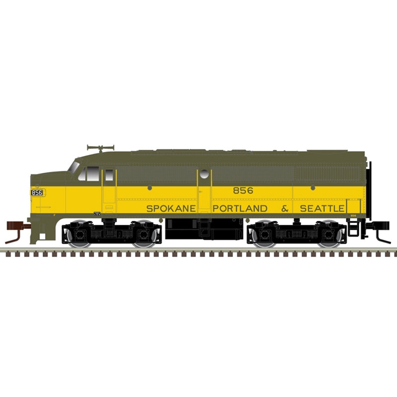 Atlas N 40005065 Alco FA1 Large Numberboards, Master Silver Locomotive Spokane Portland & Seattle #859