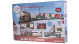 Bachmann Trains HO 00779 Elf on the Shelf Scout Elf Express, Standard DC, 0-6-0, 3 Cars, 47 x 38" E-Z Track Oval, Elf Figure, Speed Controller
