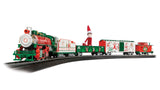 Bachmann Trains HO 00779 Elf on the Shelf Scout Elf Express, Standard DC, 0-6-0, 3 Cars, 47 x 38" E-Z Track Oval, Elf Figure, Speed Controller