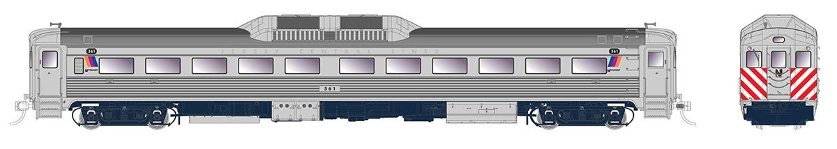PREORDER Rapido HO 16327 Budd RDC-1 Phase 1b, New Jersey Transit #554 | 237.45