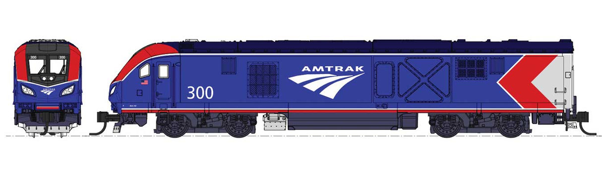 Kato N 101788 Amtrak ALC-42 and Superliner Phase VI 4-Unit "Starter Series" Set