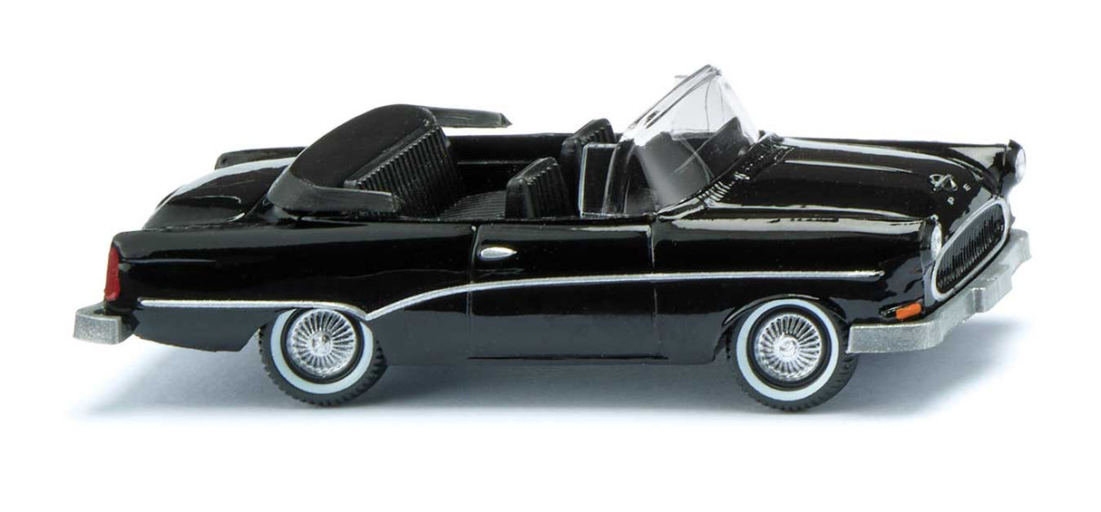 PREORDER Wiking HO 8038 Opel Rekord Cabrio black