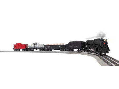 Lionel O 2423050 Prairie 2-6-2 Freight Train Set, 3 Cars with FasTrack Oval