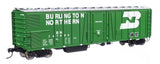 Walthers Mainline HO 910-3780 50' AAR Mechanical Refrigerator Car, Burlington Northern #747098