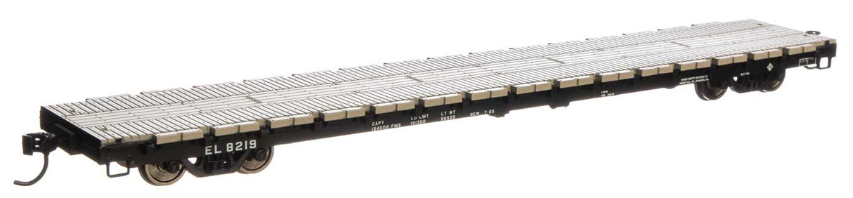 Walthers Mainline HO 910-5398 60' Pullman-Standard Flat Car, Erie #8219