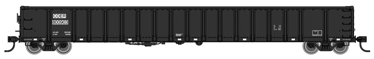 Walthers Mainline HO 910-6437 68' Railgon Gondola, Crab Orchard and Egyptian #800903