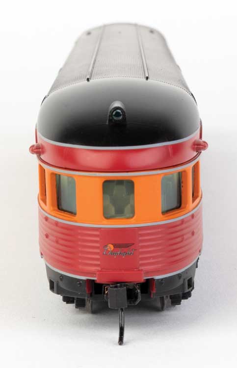 Walthers Mainline HO 910-30364 85' Budd Observation, Ready To Run, Southern Pacific (Daylight, red, orange, black)