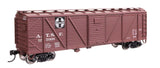 Walthers Mainline HO 910-40351 40' ARA Single Sheathed Boxcar with Dreadnaught Ends, Santa Fe #125909