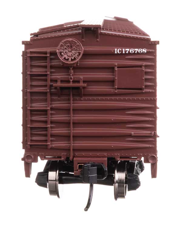 Walthers Mainline HO 910-40366 40' ARA Single Sheathed Boxcar with Dreadnaught Ends, Illinois Central #176768