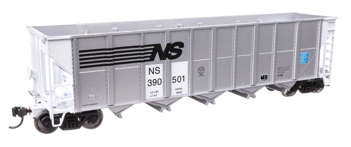 Walthers Mainline HO 910-56877 50' RD-4 Hopper 3-Pack, Norfolk Southern #390501, 390508, 390515