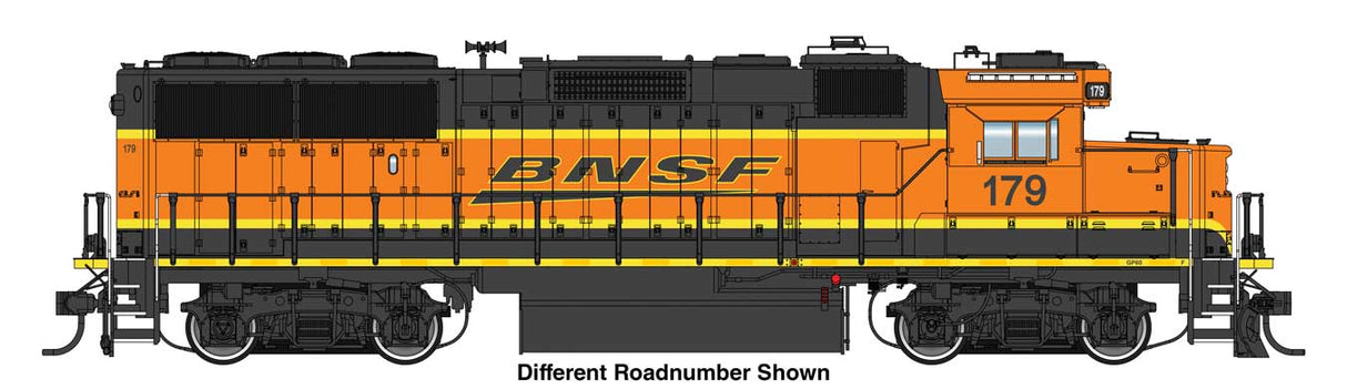 PREORDER Walthers Proto HO 920-48818 EMD GP60, BNSF Railway #186