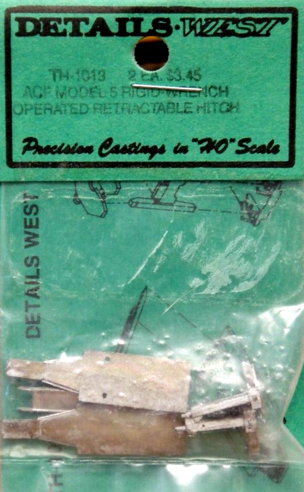 Details West HO 1013 ACF Model 5 Rigid-Wrench Operated Retractable Hitch Kits (2)