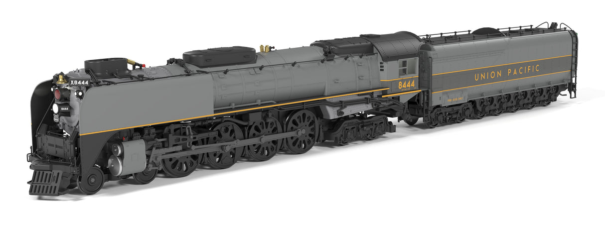PREORDER Broadway Limited Imports HO 10204 Union Pacific 4-8-4,  Class FEF-3, #8444, Greyhound, 1987-1989 Appearance, Paragon4 Sound/DC/DCC, w/ Smoke