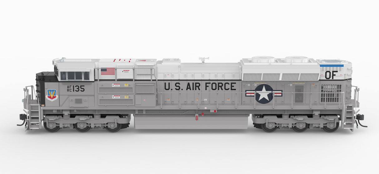 PREORDER Broadway Limited Imports HO 10443 EMD SD70ACe, US Air Force #135 Fantasy Paint, Paragon4 Sound/DC/DCC
