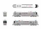 PREORDER Broadway Limited Imports HO 10443 EMD SD70ACe, US Air Force #135 Fantasy Paint, Paragon4 Sound/DC/DCC