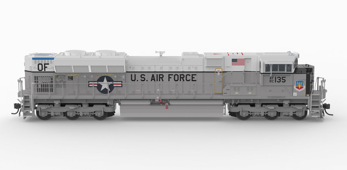 PREORDER Broadway Limited Imports HO 10444 EMD SD70ACe, US Air Force #135 Fantasy Paint, No-Sound / DCC-Ready