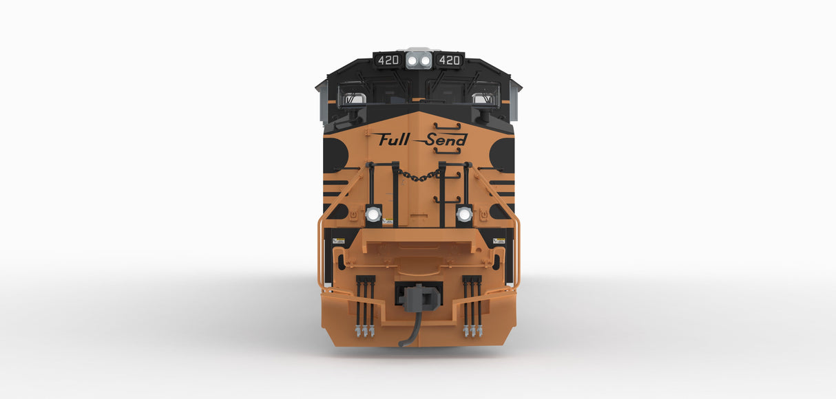 PREORDER Broadway Limited Imports HO 10457 EMD SD70ACe,  422, "Full Send" 5-Stripe Scheme, Paragon4 Sound/DC/DCC, w/ Smoke, HO (Hyce Tra