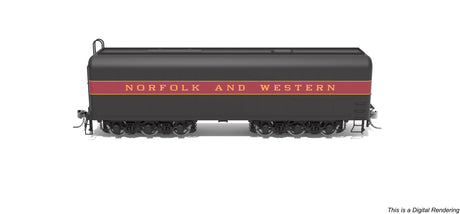 PREORDER Broadway Limited Imports HO 10577 Norfolk & Western Auxiliary Water Tender, Maroon Band, #220166, HO Scale