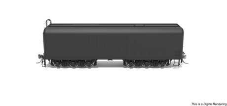 PREORDER Broadway Limited Imports HO 10579 DLMX Auxiliary Water Tender, Painted Black, Unlettered, HO S